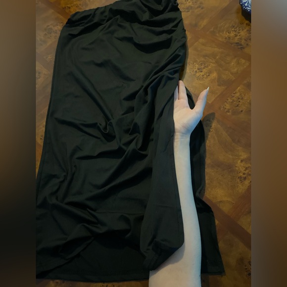 AVANOVA SPLIT SLIT RUCHED SKIRT - Picture 7 of 9